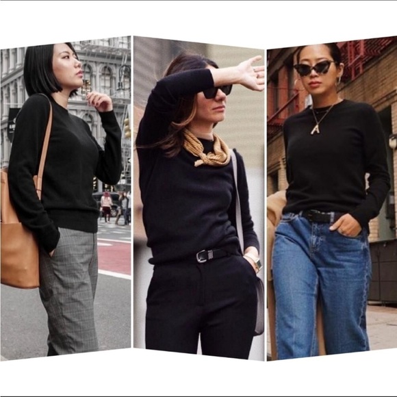 Lord & Taylor Black 100% Two Ply Cashmere Sz S EUC - Picture 2 of 7